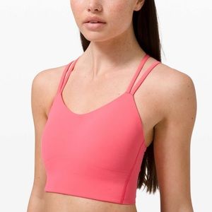 Lululemon Like A Cloud Longline Bra Guava Pink Size 6